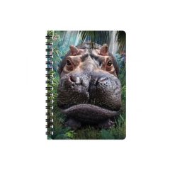 Víziló - A6-os notesz, 3D-s borítóval