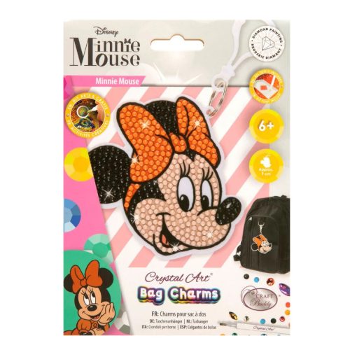 Crystal Art Gyémántszemes kirakó táskadísz - Minnie
