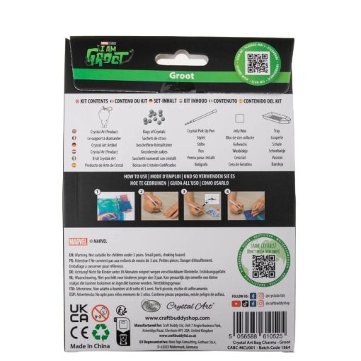 Crystal Art Gyémántszemes kirakó táskadísz - Groot
