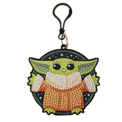 Crystal Art Gyémántszemes kirakó táskadísz - Grogu