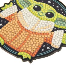 Crystal Art Gyémántszemes kirakó táskadísz - Grogu