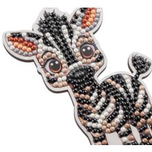Crystal Art Gyémántszemes kirakó - Zebra