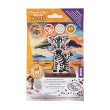 Crystal Art Gyémántszemes kirakó - Zebra