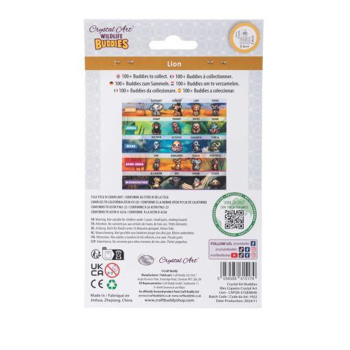 Crystal Art Gyémántszemes kirakó - Zebra