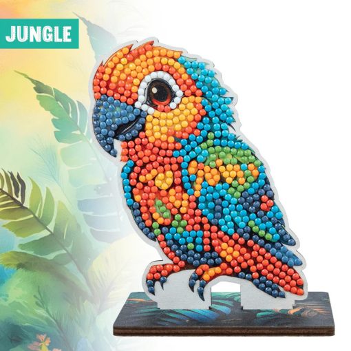 Gyémántszemes kirakó - Papagáj