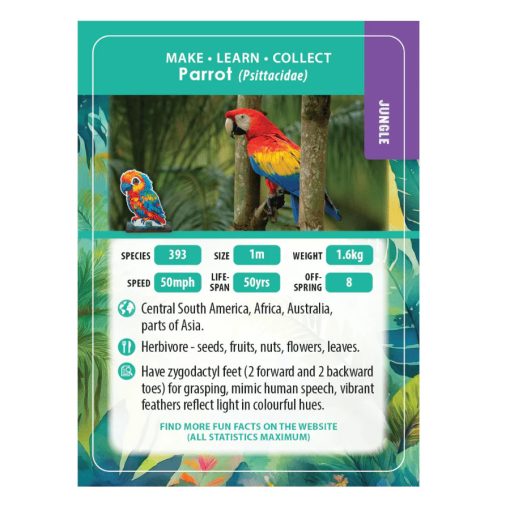 Gyémántszemes kirakó - Papagáj