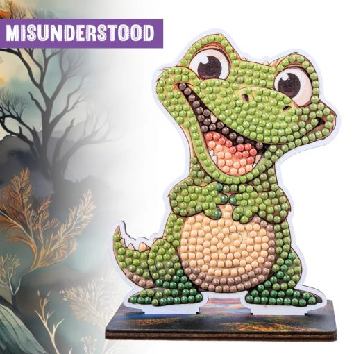 Crystal Art Gyémántszemes kirakó - Aligátor