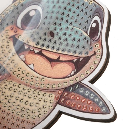 Gyémántszemes kirakó - Cápa