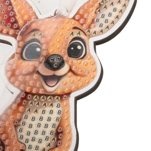 Gyémántszemes kirakó - Kenguru