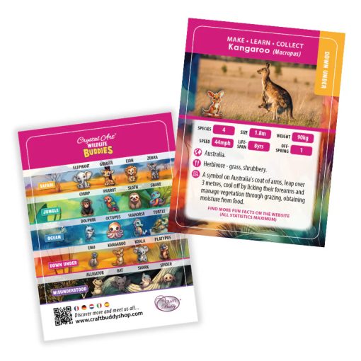 Gyémántszemes kirakó - Kenguru