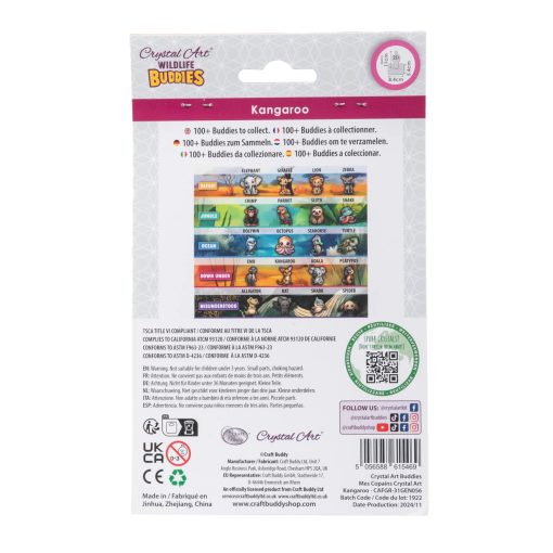 Gyémántszemes kirakó - Kenguru