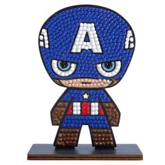 Crystal Art Gyémántszemes kirakó - Amerika kapitány