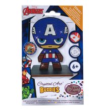 Crystal Art Gyémántszemes kirakó - Amerika kapitány