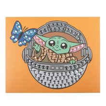 Crystal Art Gyémántszemes kirakó junior - Grogu