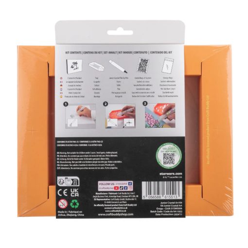 Crystal Art Gyémántszemes kirakó junior - Grogu