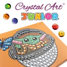 Crystal Art Gyémántszemes kirakó junior - Grogu
