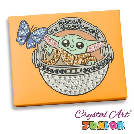 Crystal Art Gyémántszemes kirakó junior - Grogu