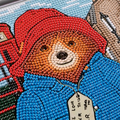 Crystal Art Gyémántszemes kirakó 21*25 cm kerettel - Paddington - Craft Buddy