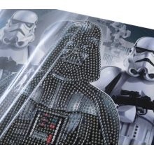Crystal Art Gyémántszemes kirakó 21*25 cm kerettel - Darth Vader és a rohamosztagosok - Craft Buddy