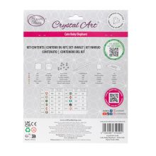 Crystal Art Cuki bébi elefánt képeslap - Craft Buddy