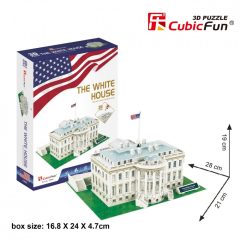  3D puzzle: White House (USA) Cubicfun 3D building models