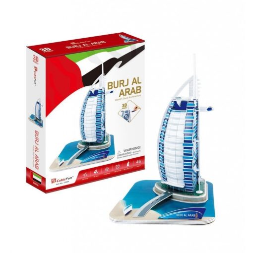 3D puzzle: Burdzs Al Arab CubicFun 3D épület makettek