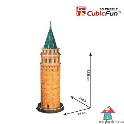 CubicFun GALATA TURM GALATA TOWER 3D Puzzle NEW