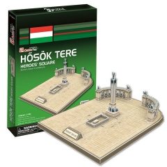   3D puzzle: Famous Hungarian Buildings - Heroes Square - CubicFun building models