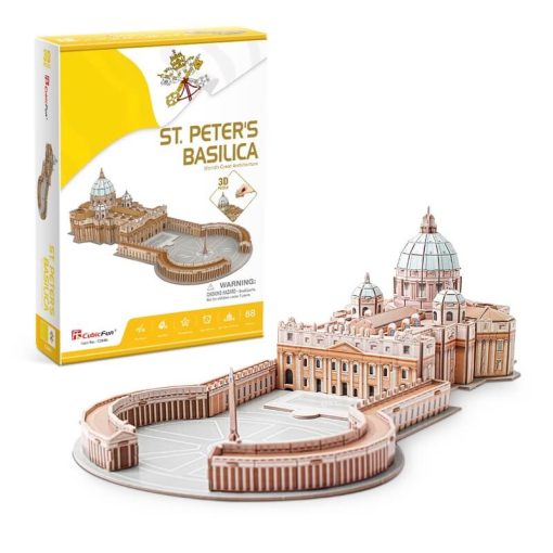 3D puzzle: Szent Péter bazilika CubicFun 3D híres épület makett