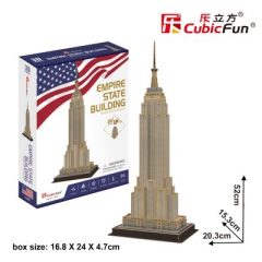   3D puzzle: Empire State Building (új) CubicFun 3D épület makettek