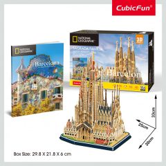 3D puzzle: Sagrada Familia - Barcelona - National Geographic