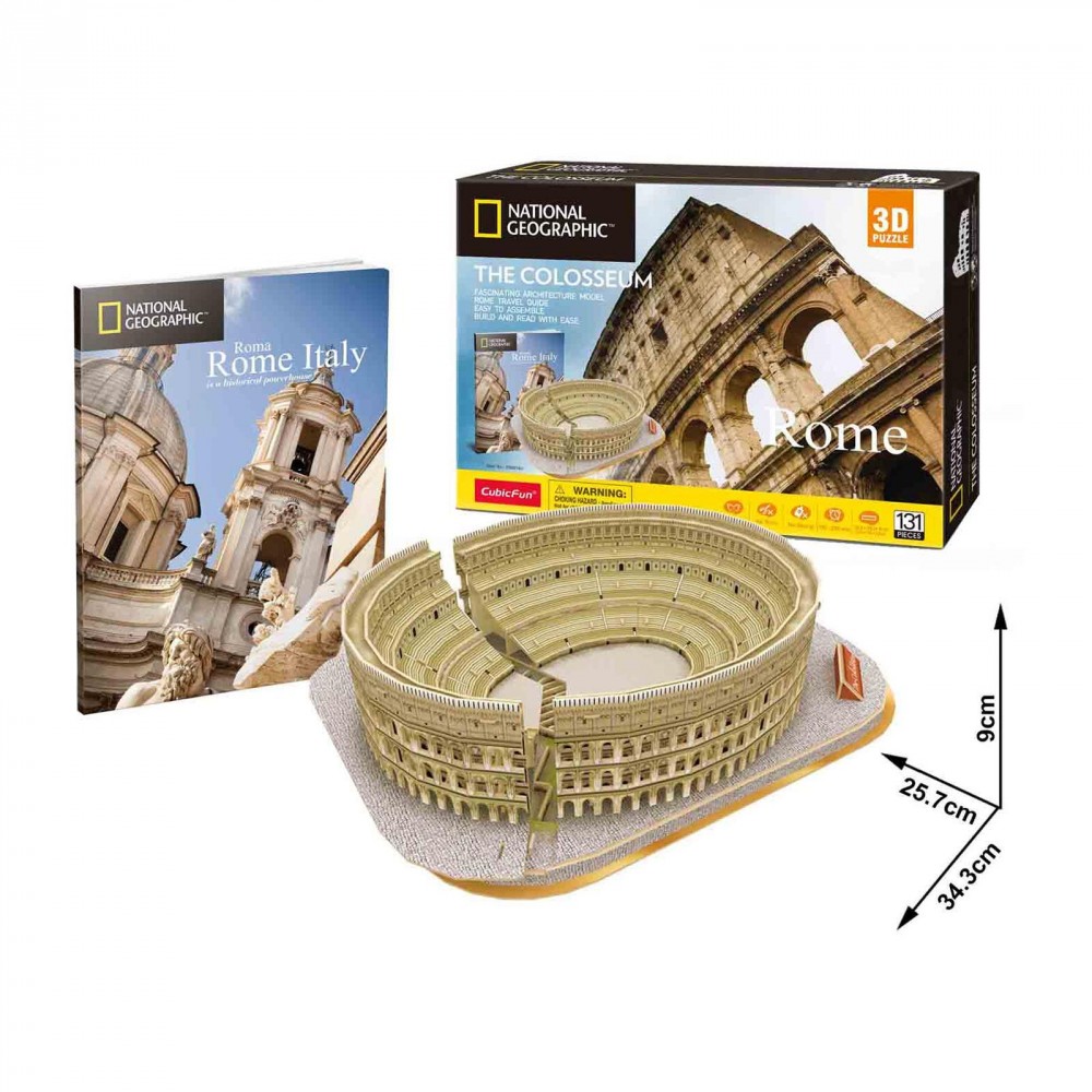3D puzzle the Colosseum Rome 3d puzzle cubicfun