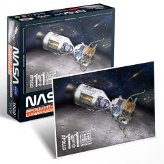    3D puzzle: Apollo 11 Docking with Lunar module CubicFun 3D vehicle models