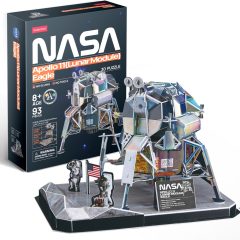    3D puzzle: Alollo 11 Lunar Module CubicFun 3D vehicle models