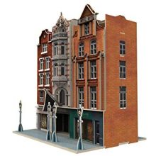3D puzzle: Auction House & Stores (UK) CubicFun 3d híres épület makettek