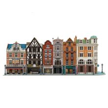 3D puzzle: Auction House & Stores (UK) CubicFun 3d híres épület makettek