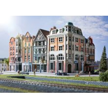 3D puzzle: Auction House & Stores (UK) CubicFun 3d híres épület makettek