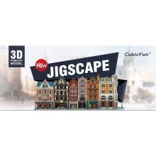 3D puzzle: Tudor Restaurant (UK) CubicFun 3d híres épület makettek