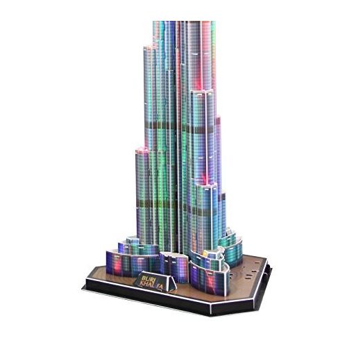 Cubic Fun 3D Puzzle Stadtansicht City Line Dubai VAE LED Beleuchtung 