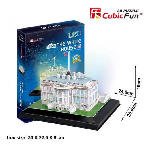 Cubic Fun 3D Puzzle The White House Weißes Haus Washington LED Special Edition 
