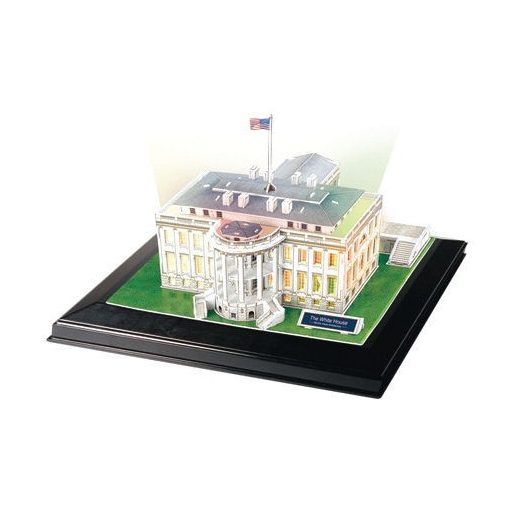 3D Puzzle White House LED Washington Weißes Haus Cubic Fun Licht Light Gebäude 