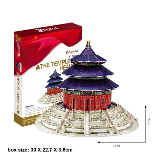 3D puzzle: The Temple of Heaven Cubicfun 3D building models