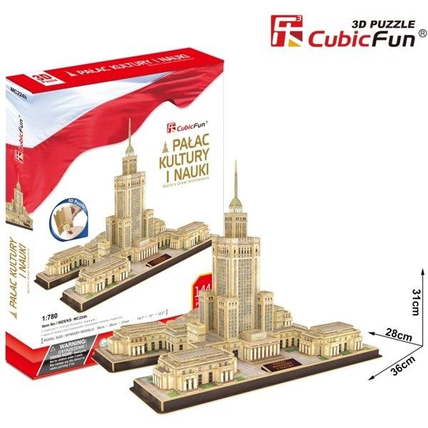 3D puzzle: Palace of Culture and 