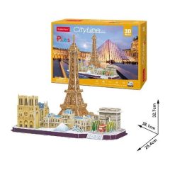   3D puzzle: CityLine Paris CubicFun 3D famous historical building