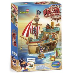 3D puzzle: Pirate Treasure Ship CubicFun