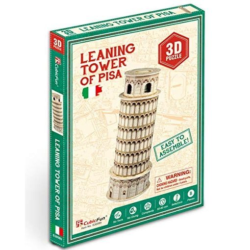 3D small puzzle: Leaning Tower of Pisa CubicFun building models