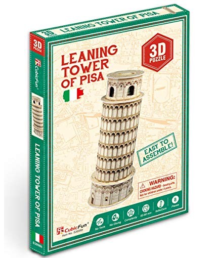 Cubic Fun 3D Puzzle Der Schiefe Turm von Pisa Italien Groß 