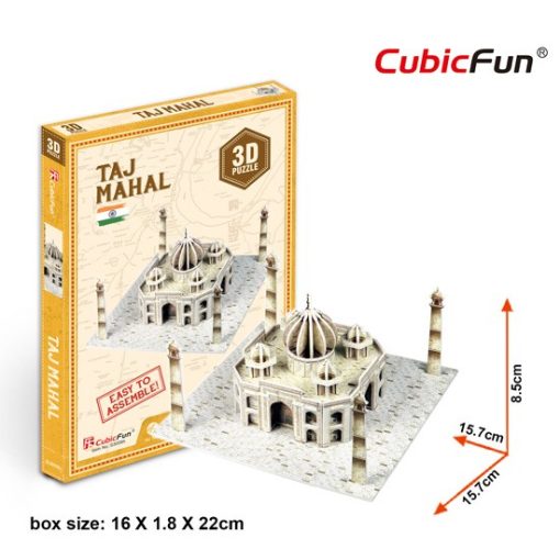 3D small puzzle: Taj Mahal CubicFun 3D building models