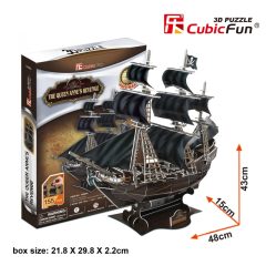 3D puzzle: The Queen Annes Revenge CubicFun ship model