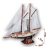 3D puzzle: Kétárbócos vitorlás CubicFun 3D jármű makettek